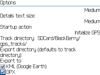 GPS-Tracks mit dem Blackberry aufzeichnen