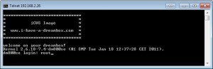 Telnet Zugriff Dreambox Login mit root