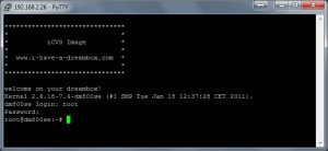 Telnet Login auf der Dreambox Telnet Login auf der Dreambox